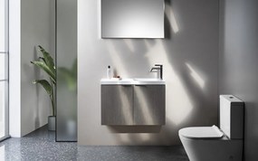 Sapho Sapho, LATUS X umývadlová skrinka 78,8x50x22cm, dub cuneo, LT110-SET09