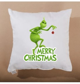 Vianočný vankúš Grinch a Vianoce 40x40 cm EMI