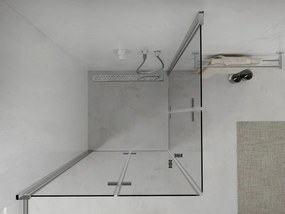 Mexen Lima Duo skladacia sprchová kabína 90 x 90 cm, transparentná, chróm - 856-090-090-02-00