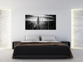 Čiernobiely obraz mesta - New York