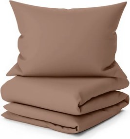 Bavlnené obliečky LUX hnedé hotelové vrecko Rozmer obliečky: 70 x 90 cm | 140 x 200 cm