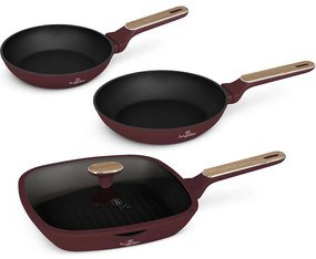 BerlingerHaus Súprava panvíc s titánovým povrchom Leonardo Nordic, 3+1 ks