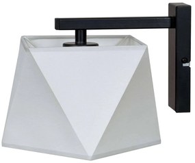 Nástenné svietidlo Diamond, 1x textilné tienidlo (výber z 5 farieb)