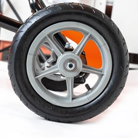 Detská šliapacia motokára Go-kart Baby Mix Buggy biela