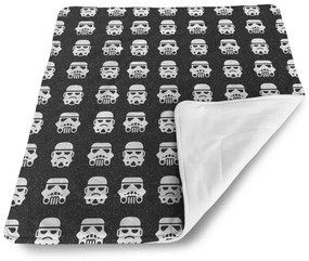 Sablio Deka pre bábätko Star Wars Stormtrooper Pattern - 80x100 cm