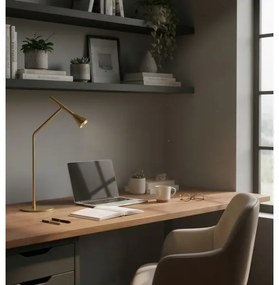 Ideal Lux - LED Stmievateľná stolná lampa DIESIS LED/6,5W/230V CRI 90 zlatá