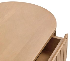 Nočný stolík licia 55 x 65 cm prírodný MUZZA