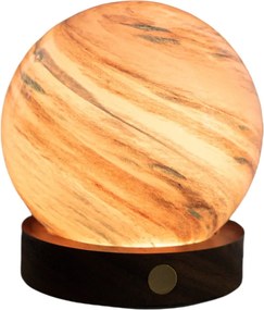 Hnedá/tmavo prírodná svetelná dekorácia na USB ø 8 cm Polar Cloud – Gingko