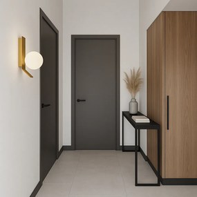 Toolight Toolight, nástenné svietidlo 1xE27, APP1759-1W, zlatá matná-biela, OSW-04346