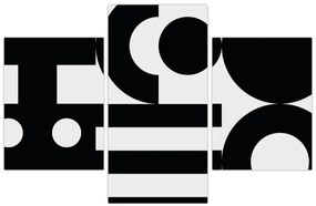 Obraz - Geometrická abstrakcia N⁰3 (90x60 cm)