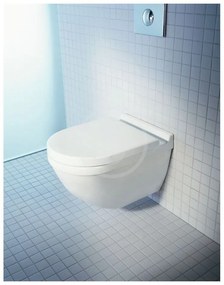 DURAVIT Starck 3 závesné WC, Rimless, s HygieneGlaze, biela, 2527092000