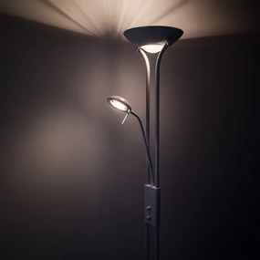 Brilagi - Stmievateľná stojacia lampa SCARLETT 1xR7s/230W/230V + 1xG9/40W biela