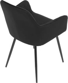 Jedálenská stolička čierna DCH-215 BK4