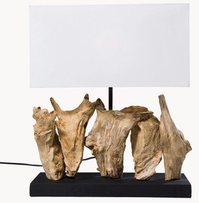 Dizajnová stolová lampa z dreva Nature