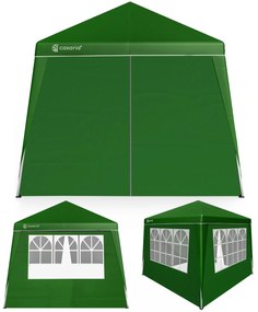 InternetovaZahrada Záhradný altánok Capri 3x3 m - 4 bočné steny - zelená