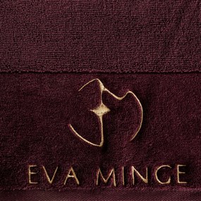 BAVLNENÝ UTERÁK EVA MINGE GAJA 30X50 CM BORDOVÁ