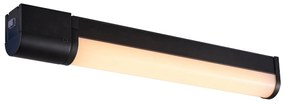 Nástenné svetlo Nordlux Malaika 49 (čierna) hliník, plast IP44 2310201003