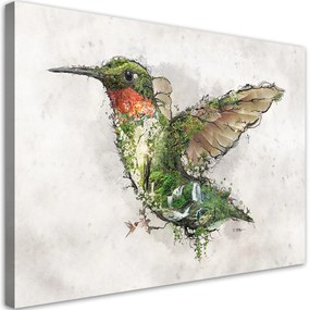 Gario Obraz na plátne Kolibrík a čarovný les - Barrett Biggers Rozmery: 60 x 40 cm