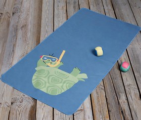 Detský uterák z mikrovlákna, korytnačka