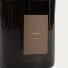 Sviečka URBAN LEATHER Amber Musk 781025