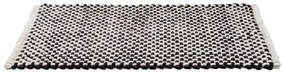 Čiern-obiela textilná kúpeľňová predložka 50x80 cm Covelo – Wenko