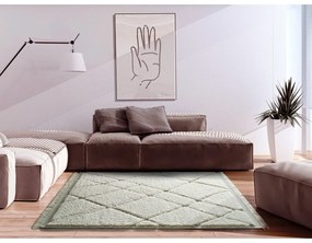 Béžový koberec Universal Kai Line, 130 x 195 cm