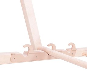 Drevené lehátko SPRINGOS DC003 OXFORD10 - červené