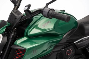 Detská elektrická motorka Ducati Diavel x Bentley Green