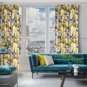 ZATEMŇOVACÍ ZÁVES NA PÁSKE VENICE 140X270 CM VZOROVANÁ