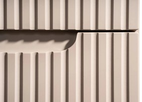 Závěsná skříňka pod umyvadlo Nova Cashmere II s deskou 80 cm kašmír/dub coast evoke