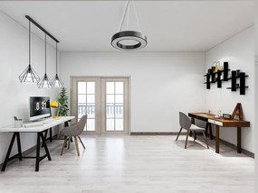 Moderné svietidlo NEDES LED závesné svietidlo 45W+diaľkový ovládač LCL7421R-H