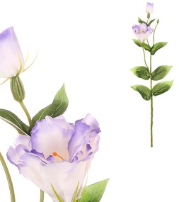 Autronic - Eustoma, umělá řezaná květina, barva fialová. - KU5003 PUR
