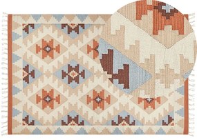 Bavlnený kelímový koberec 200 x 300 cm viacfarebný DILIJAN Beliani