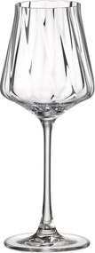 VÝPREDAJ Crystal Bohemia Cettia optic poháre na víno 370 ml