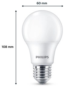 Philips LED E27 8W 806lm 2 700 K matná 6 ks