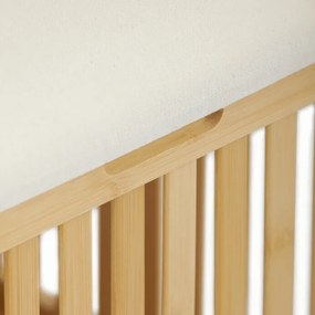 Taburet s úložným priestorom B066 NAT, bambus