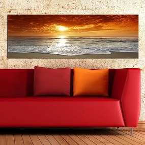 Obraz - Romantic sunset Veľkosť: 135x45, Verzia: Na talianskom plátne