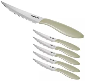 Tescoma Nôž steakový PRESTO 12 cm, 6 ks, béžová
