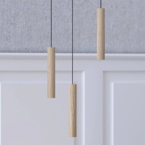 UMAGE Chimes Tall závesné LED, dub svetlý