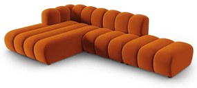 Oranžová rohová pohovka (ľavý roh) Lupine – Micadoni Home