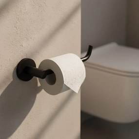 Rea Leo, držiak na toaletný papier, čierna matná, REA-88063