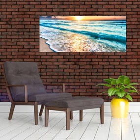 Obraz - Morská pláž (120x50 cm)