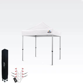 BRIMO Hliníkový Nožnicový stánok skladací bez stien | BRIMO Exclusive Alu 2x2 m - bez stien - Biela 32