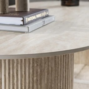 Konferenčný stôl 45-78 Romano 135x70cm 3D Ceramic Travertine  - Komfort-nábytok