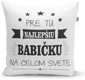 Sablio Vankúš Pre tú najlepšiu babičku: 40x40 cm