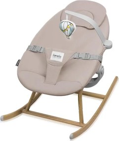 Lionelo - Detské hojdacie sedátko DALIA ROCKER béžovo-pieskové