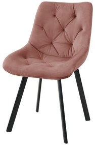 Jedálenská stolička SJ.33 pudrovo ružová