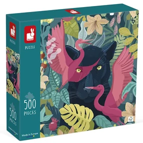 Art puzzle pre dospelých Tajomný panter Janod 500 ks