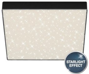 Briloner 7078-415 - LED Stropné svietidlo STAR SKY LED/21W/230V 28x28 cm čierna