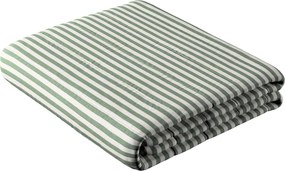 Prehoz  s pozdĺžným prešívaním farba produktu zelená látka vzorované